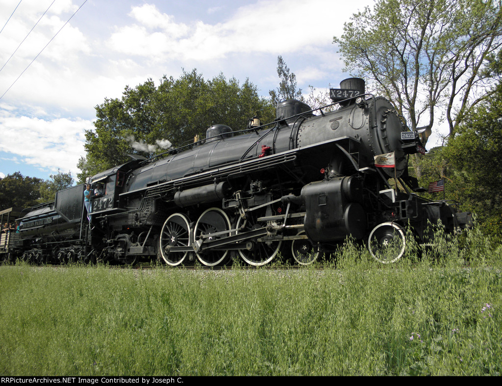 Southern Pacific 2472 Near Sunol